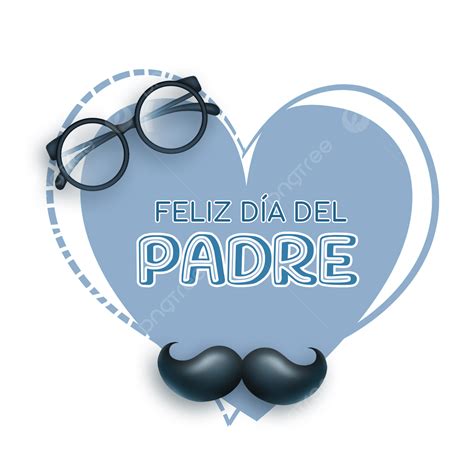 Fathers Day Borders PNG Transparent, Spanish Fathers Day Heart Border ...