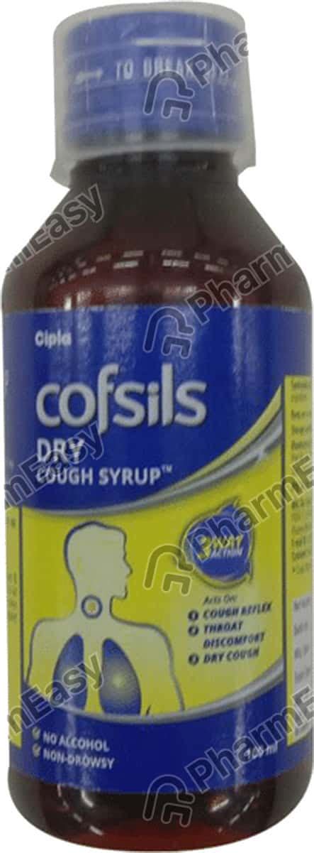 Cofsils 15 MG/5ML Syrup (100): Uses, Side Effects, Price & Dosage ...