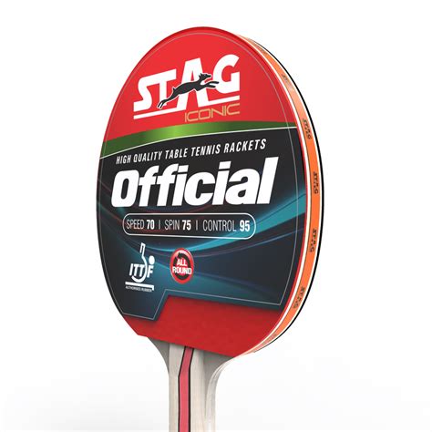 Buy STAG ICONIC Official Advanced Series Table Tennis Racquet on ...