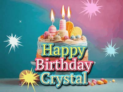 Happy Birthday Crystal GIF 67