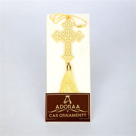 Pack of 2 - Christian Jesus Cross Hanging Accessories for Car rear vie ...