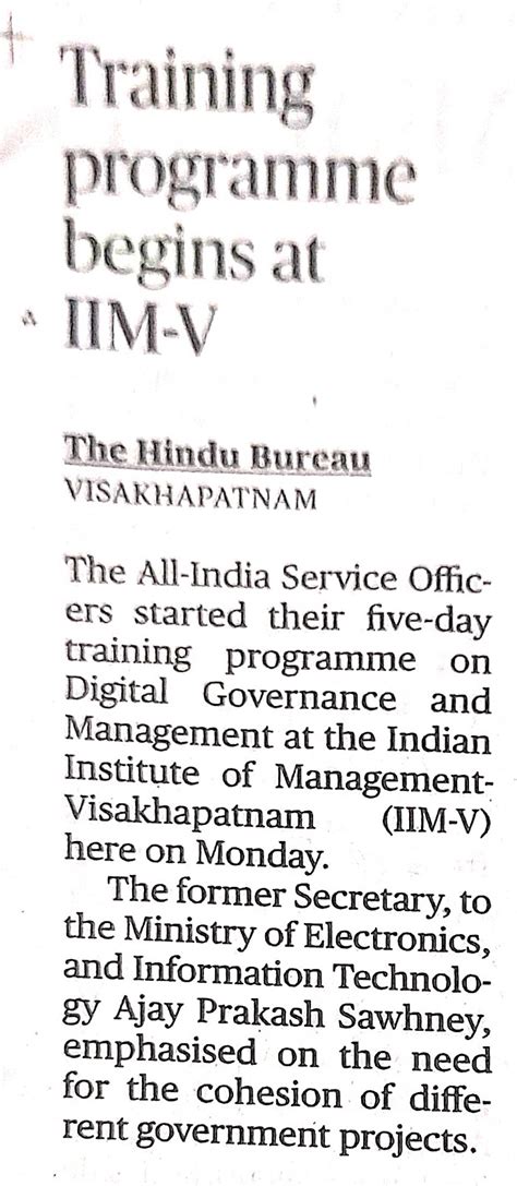 IIMV - Indian Institute of Management Visakhapatnam