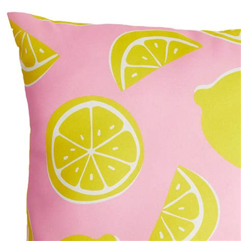 Oh Joy! Lemon Shaped Outdoor Throw Pillow, 16"