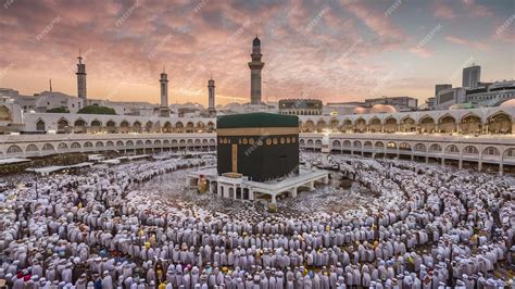 Premium Photo | A stunning panoramic aerial view of Mecca the holy city ...