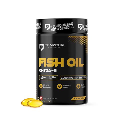 Buy Denzour Omega-3 Fish Oil - 60 Capsules in India at Best Price - Zop ...