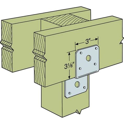 Buy DJT 14-Gauge ZMAX Galvanized Deck Joist Tie for 2x Nominal Lumber ...