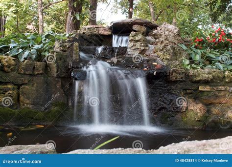 Nathaniel Green Park, Springfield Missouri Waterfall Stock Photo ...