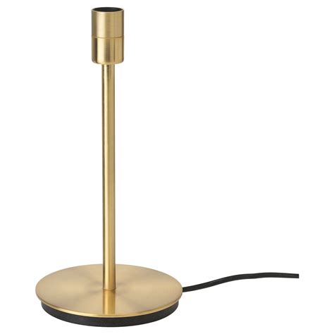 SKAFTET table lamp base, brass-colour, 30 cm (12") - IKEA
