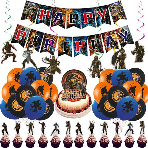 Buy Kombat Ninja Theme Birthday Party Supplies for boys, Party ...