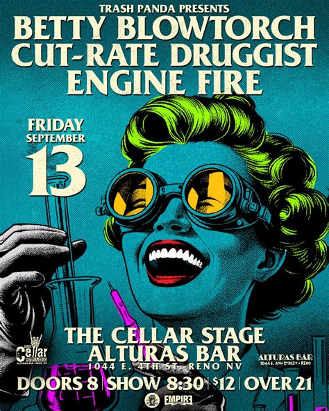 BETTY BLOWTORCH | Cut-Rate Druggist | Engine Fire , Alturas Bar, Reno ...