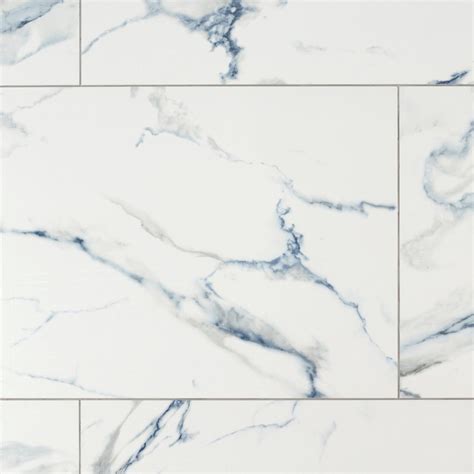 Maximo martinique azul polished porcelain tile 24 x 48 white 7 mm thick ...