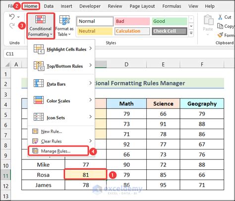 Image result for Excel How to Copy Conditional Formatting
