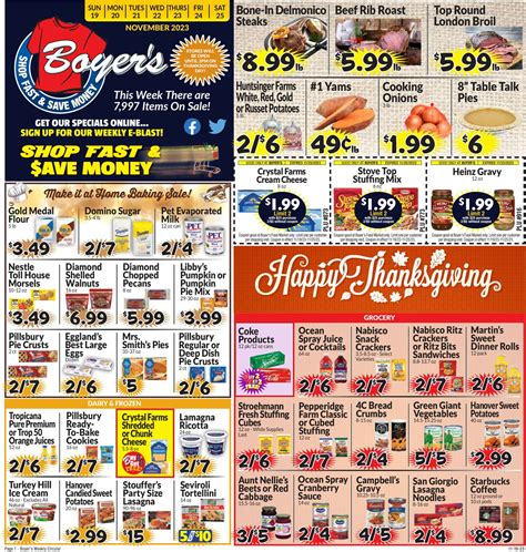 Boyer's Food Markets Current weekly ad 11/19 - 11/25/2023 [3 ...