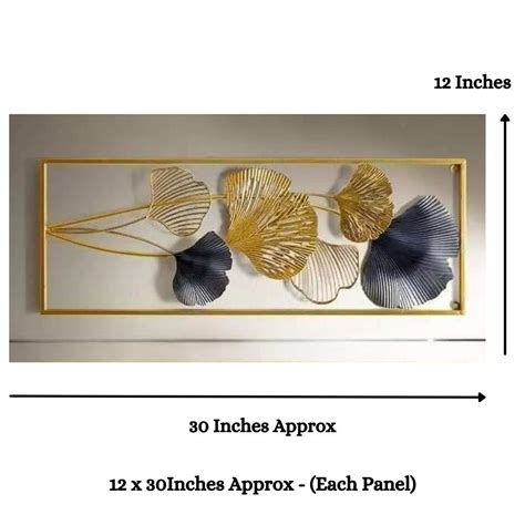 Metalkart Special Split Panel Vertical Framed Wall Art (12 x 30 Inches ...