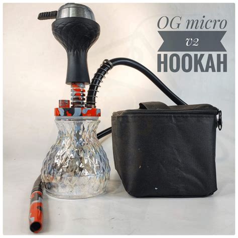 Buy Hookah with Travel Bag | og Micro V2 | with Silicon Chillum & HMD ...