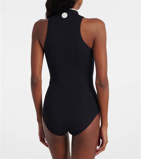 Katya zip-up swimsuit in black - Hunza G | Mytheresa