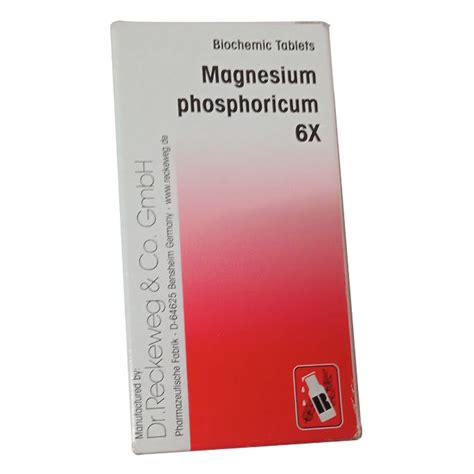 Buy Dr.Reckeweg Magnesia Phosphoricum Biochemic Tablet 6X, 20 gm | 19 ...