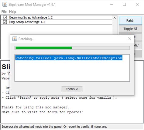 Slipstream Mod Manager Set Up 的图像结果