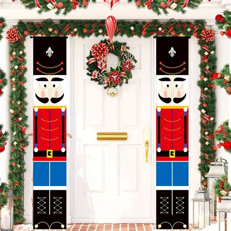 Nutcracker Banner Soldier Model Porch Sign Christmas Decoration – CRAZE