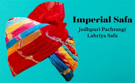 Imperial Safa Cotton Imperial Jodhpuri Pachrangi Lahriya Safa And ...