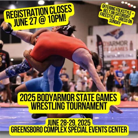 Body Armor State Games Wrestling