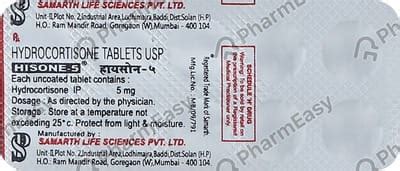 Buy Hisone 5 MG Tablet (10) Online at Flat 15% OFF | PharmEasy