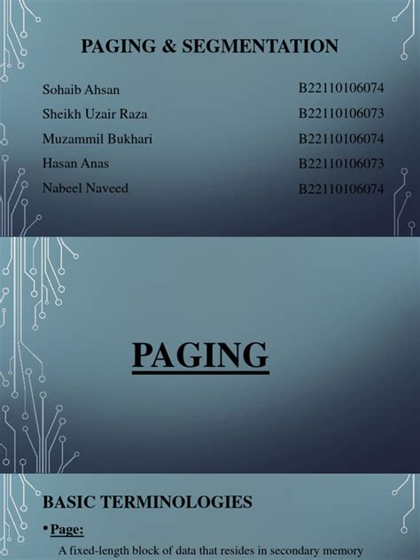 Paging and Segmentation in Computer Architecture 的图像结果