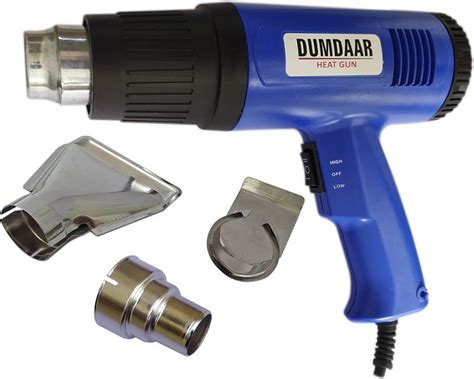 DUMDAAR Heavy duty 2000W Electric Heat Gun Copper Element with 3 type ...