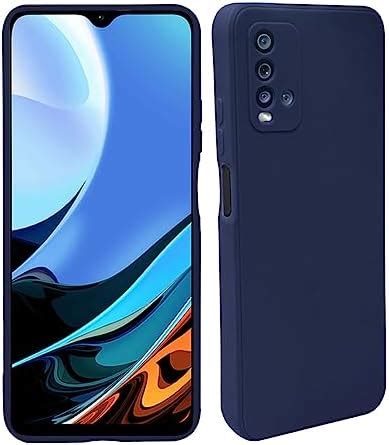 LIRAMARK Silicone Soft Back Cover Case for Mi Redmi 9 Power (Blue ...