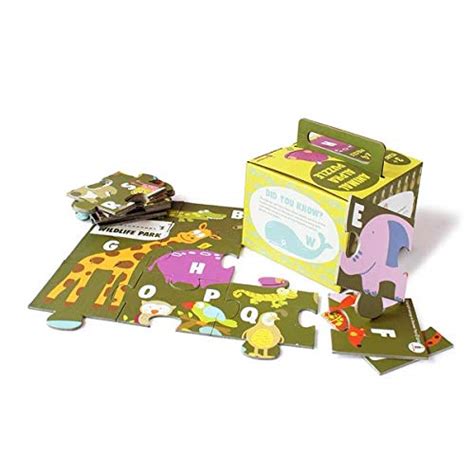 Buy Shumee Jigsaw Puzzle - 24 Pieces - Animal Alpha Floor Puzzle (3 ...