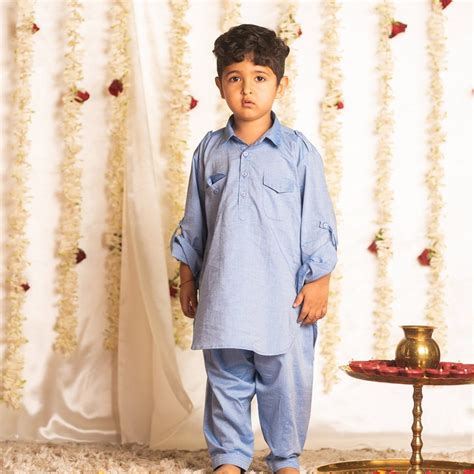 Ever So Blue Pathani – Block Hop India