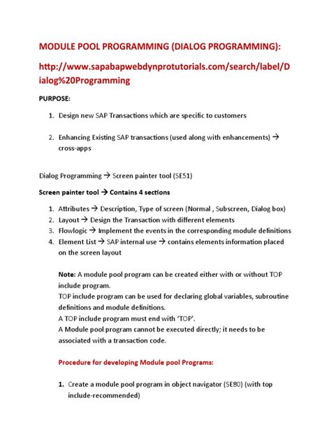 Image result for Module Pool Programming