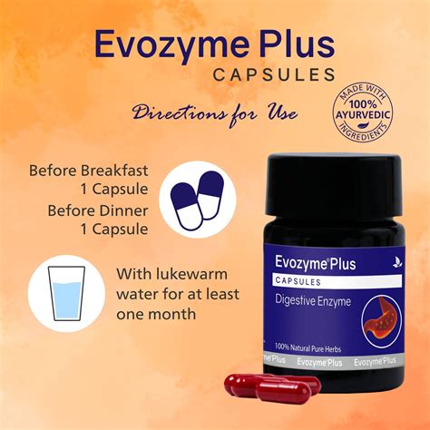 Evozyme Plus Capsules (10 Caps) – Aarogyam - The Wellness Store