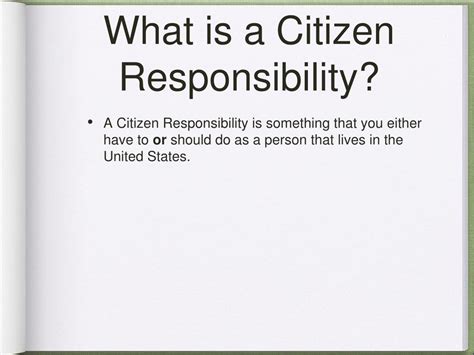 PPT - Citizen Responsibilities: A Guide to Civic Duties PowerPoint ...