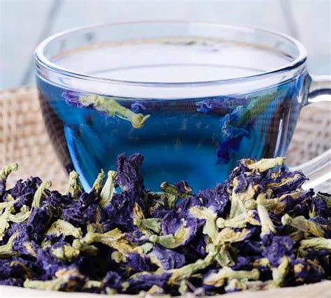 Organic Blue Butterfly Pea Flower Tea Clitoria Ternatea Herbal Tea ...