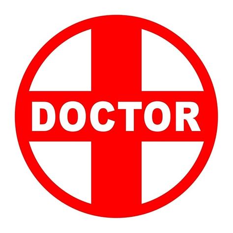 decalbazaar Vinyl Doctor Plus Cross Logo Glass Wall Car Side Back ...