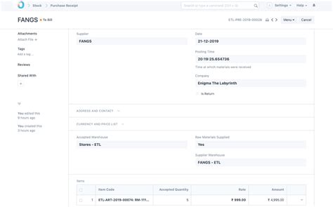 Subcontracting in TechoERP