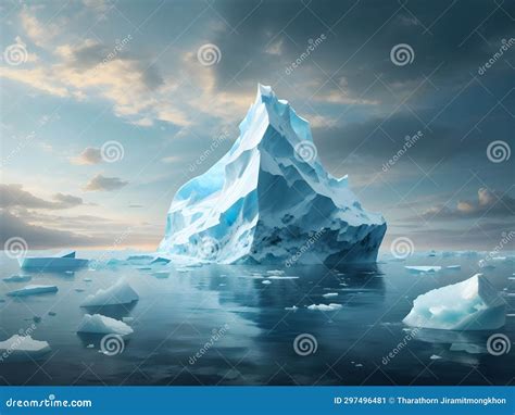 Frozen Warnings: the Silent Peril of Icebergs and Climate Change Stock ...