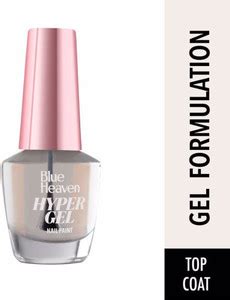 BLUE HEAVEN HYPERGEL NAIL PAINT - TOP COAT TRANSPARENT - Price in India ...