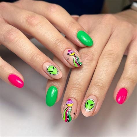 Image result for Alien Nail Art Tutorial