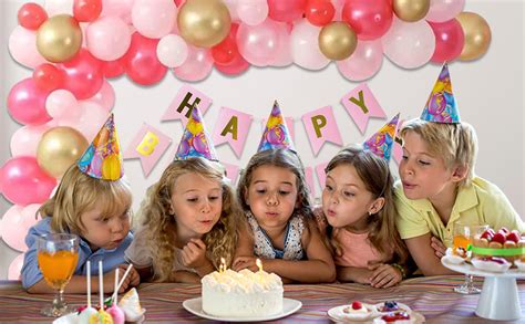 Party Propz Pink Happy Birthday Decoration Kit 41pcs Combo Set Banner ...