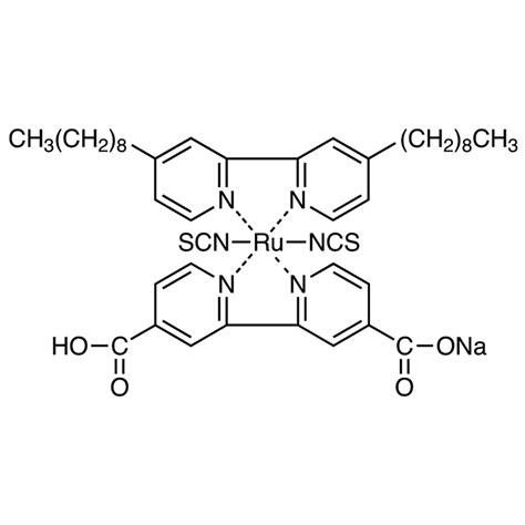 Bis(isothiocyanato)(2,2'-bipyridyl-4,4'-dicarboxylato)(4,4'-dinonyl-2,2 ...