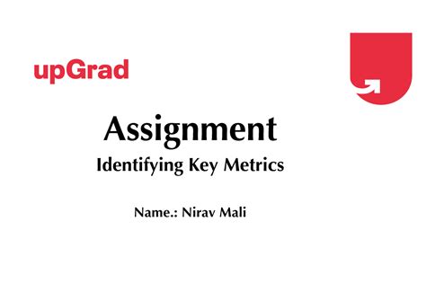 Identifying+Key+Metrics Submission nirav mali pdf - Assignment ...