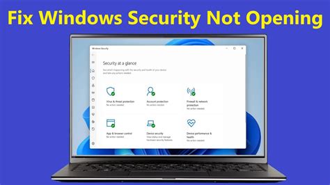 Image result for How to Fix Windows Security Not Opening