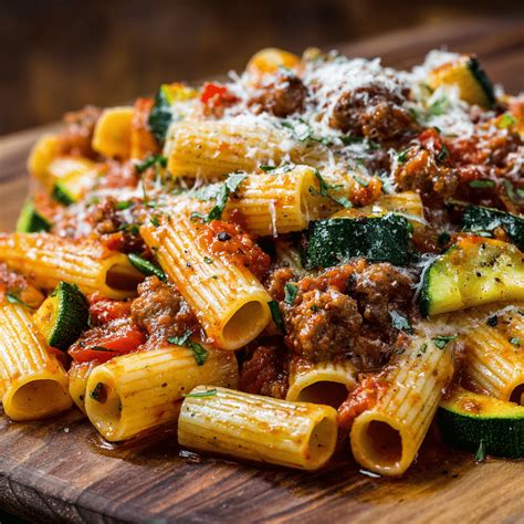 Why Rigatoni with Sausage, Tomatoes & Zucchini Wins
