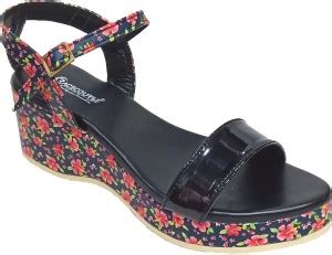 Racecourse Women Black Wedges - Buy Racecourse Women Black Wedges ...