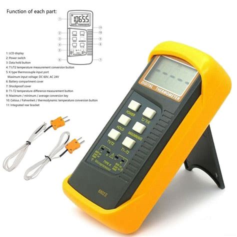 HOgardenME K Type Thermocouple Thermometer(-50~1300°C) Digital India | Ubuy