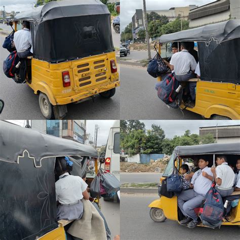 Overloaded School Autos Hyderabad: A Serious Concern – Hyderabad Mail