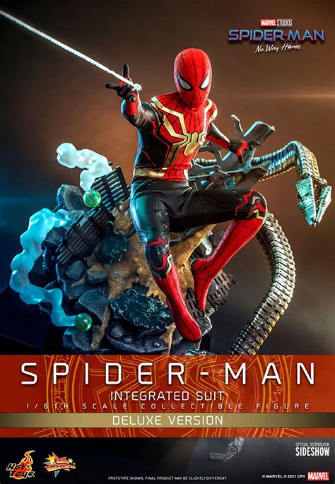 SPIDER-MAN (INTEGRATED SUIT) DELUXE VERSION Sixth Scale Figure By Hot