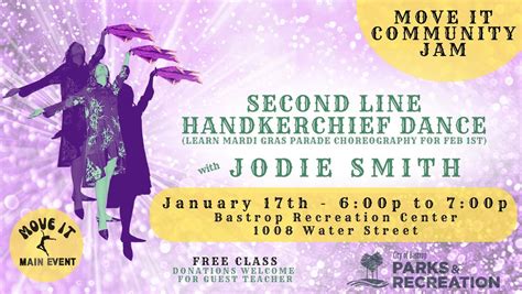 MoveIt Community Jam - Second Line Handkerchief Dance, 1008 Water ...